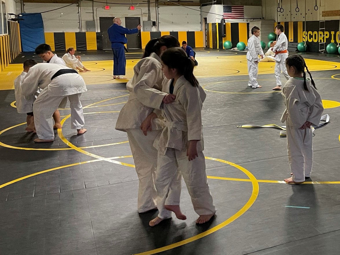Randori at kids judo class