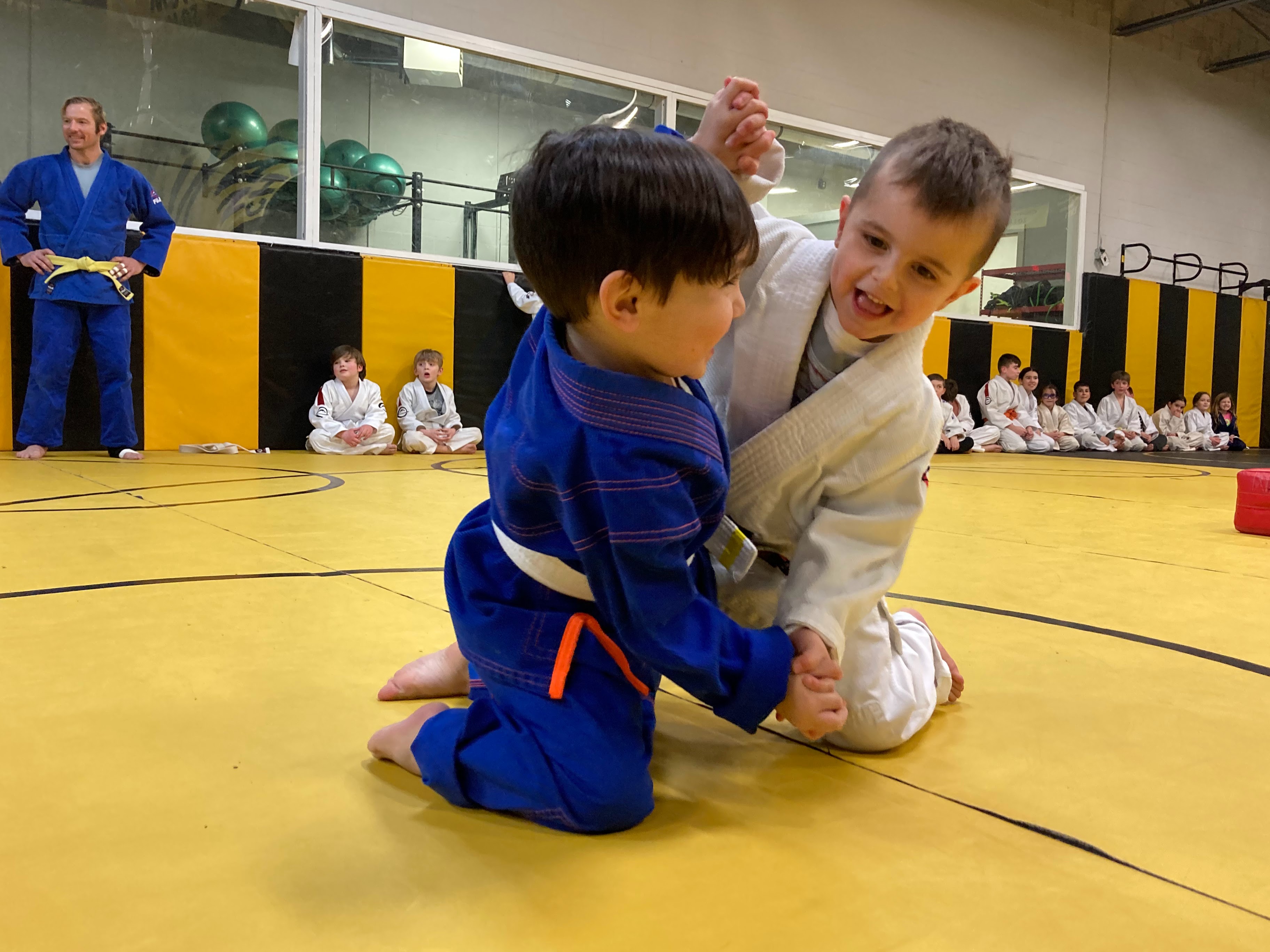 Randori at kids judo class